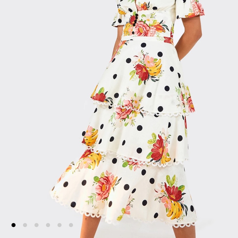 Brand New Farm Rio Tiered Skirt
